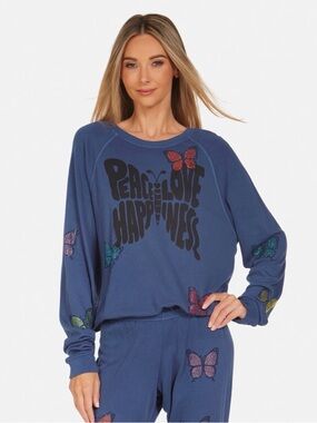 Lauren Moshi ANELA CRYSTAL LOVE BUTTERFLY 🦋 Size L